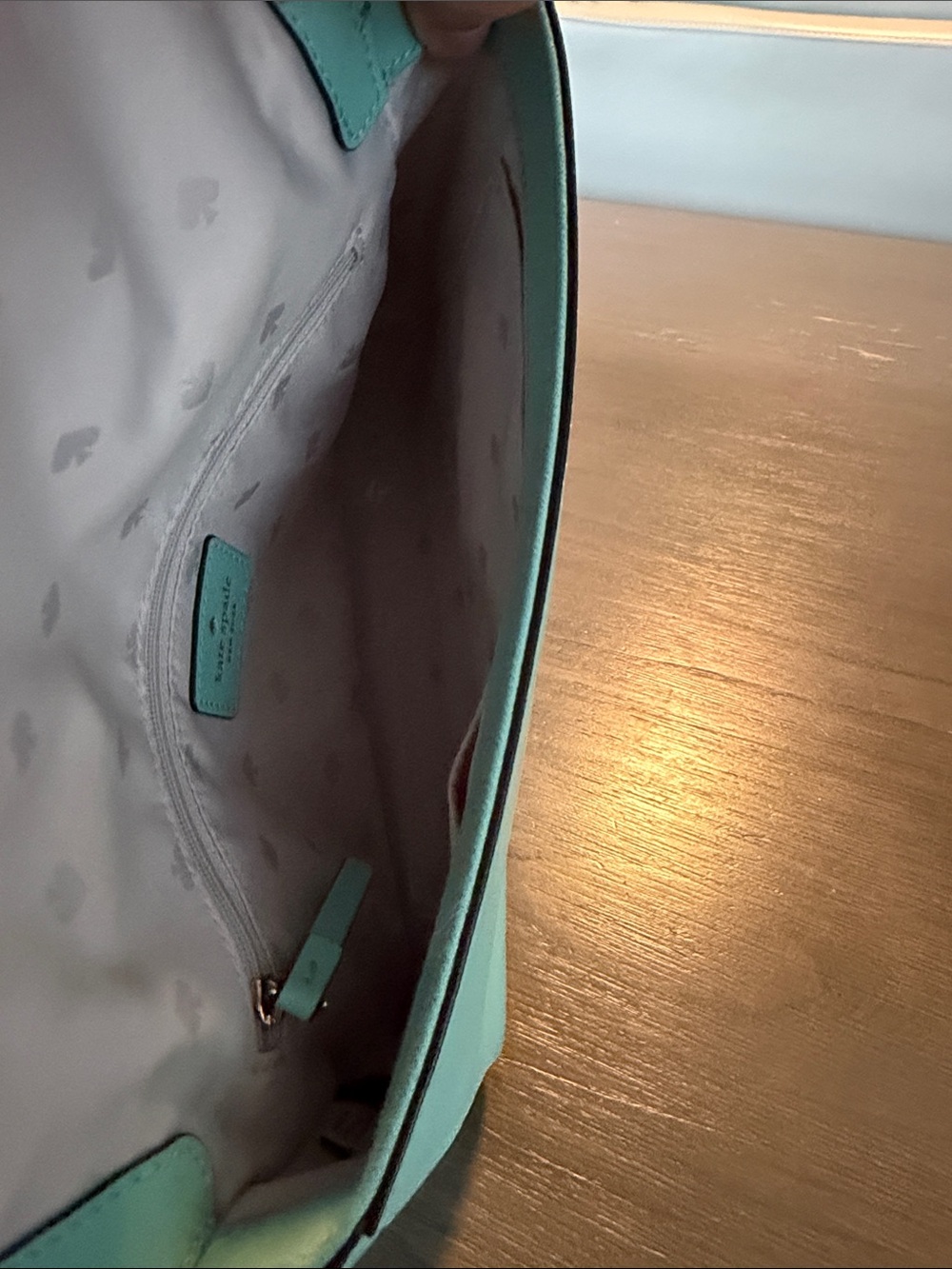 kate spade light mint leather crossbody - Picture 10 of 12